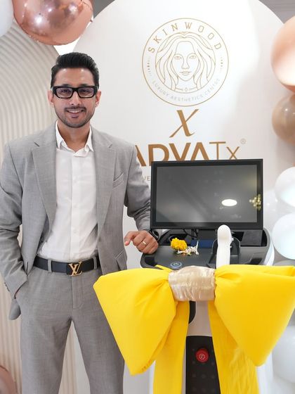 I was honored to launch the AdvaTx laser, the first of its kind in an Indian dermatology clinic. This technology represents my commitment to bringing the world's best and most effective treatments to my clients.