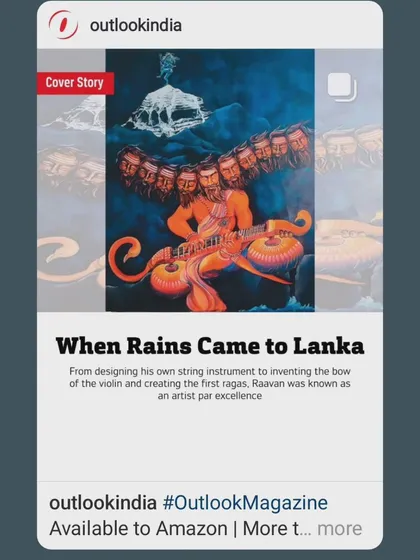 I was happy to have my artwork featured for a cover story in Outlook Magazine. It’s important that living artists are part of mainstream conversations, as it helps us continue to create and grow.