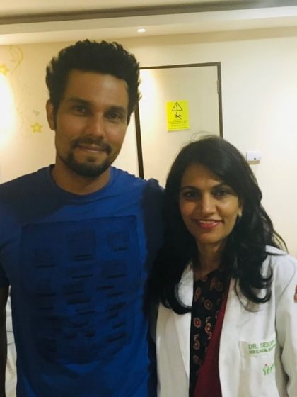 With actor Randeep Hooda. It's always great to connect with individuals who understand the importance of fitness and a healthy lifestyle.