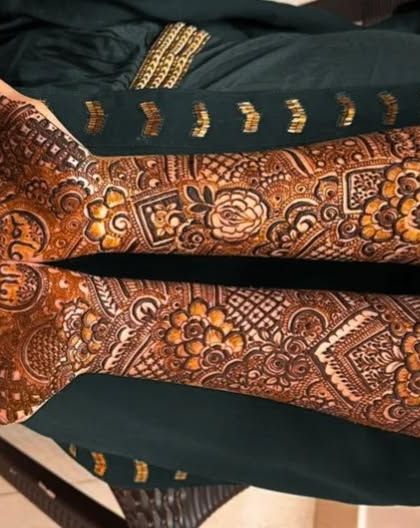 Mehendi Art by Nishat - Mehndi (Henna) Artistry Elaborate Bridal Henna photo 86