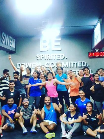 I was overwhelmed to see so many people waiting to beat the Monday blues with Zumba. The turnout was amazing, and the energy was sky-high.