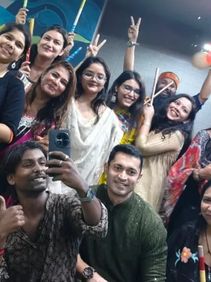 More than just a gym, we're a family. Our Navratri Dandiya night was all about fun, dance, and community. We love celebrating together.