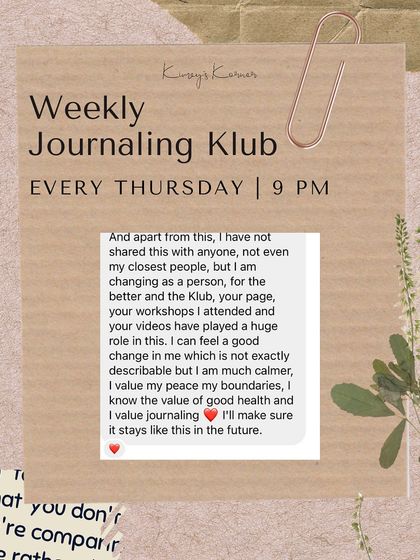 No time for journaling? No problem! Our weekly journaling club is the perfect solution. We meet online for just 30 minutes, three times a week, to create, reflect, and connect.