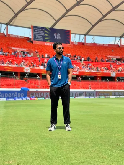 A full view of the magnificent stadium. Being in these arenas is a constant reminder of the scale of the sport and the level of excellence required.