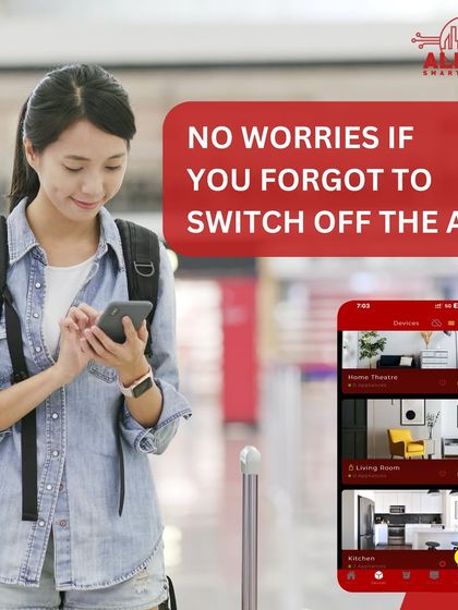 No worries if you forgot to switch off the AC. With the Alisan app, you can easily turn off appliances from anywhere, saving energy and giving you peace of mind while you travel.