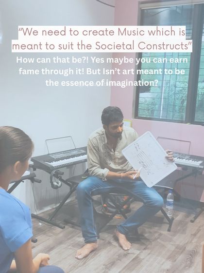 Busting a myth: Art isn't meant to suit societal constructs; it's the essence of imagination. We encourage our students to be creative.