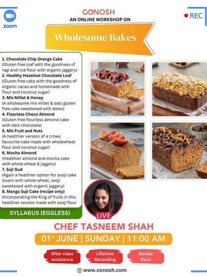 Conosh - Online Culinary Workshops Healthy & Special Diet Cooking photo 32