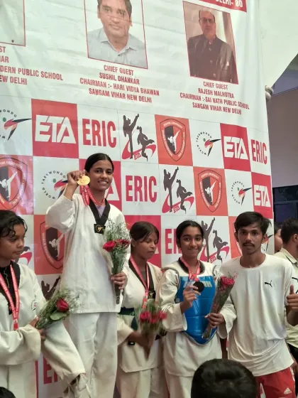 Our female athletes consistently bring home the gold. Here they are, celebrating their wins and representing the strength of our academy.