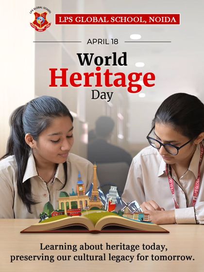 We observe World Heritage Day by encouraging students to learn about our shared cultural legacy. Understanding our heritage today is key to preserving it for tomorrow.