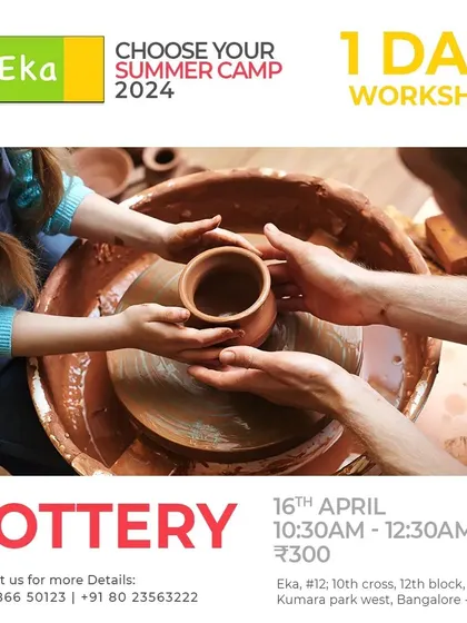 Get hands-on with our one-day pottery workshop. Children get to feel the clay and create their own beautiful pieces to take home.