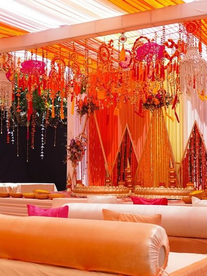 Wedding Decor Company - Wedding Event Design & Decor Radiant Haldi & Mehendi Celebrations photo 10