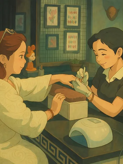 A Ghibli-style illustration of my workspace. This is the cozy, artistic vibe I love to create for my clients.