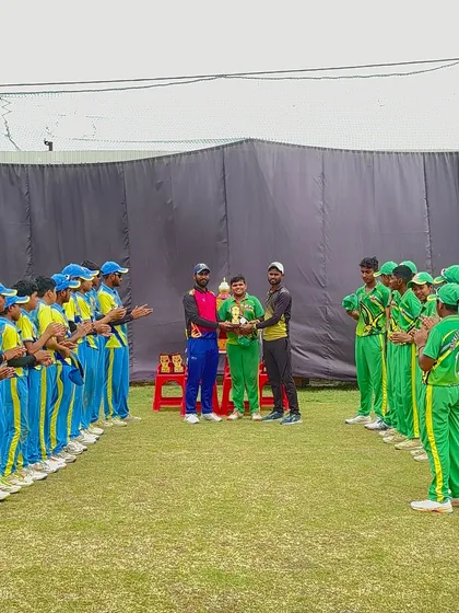 The runner-up team, proud of their journey.