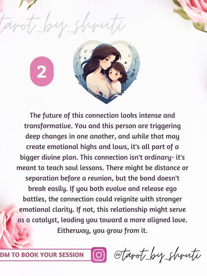 What is the future of your connection? This reading explores the potential of your bond, whether it requires patience to grow, is undergoing a deep soul transformation, or is heading towards beautiful harmony.