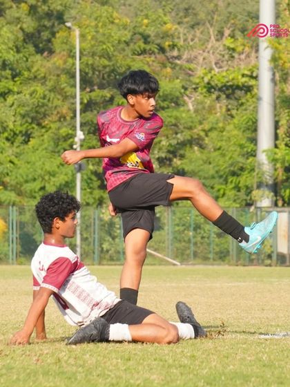 A fair but firm challenge shows the competitive nature of our matches.