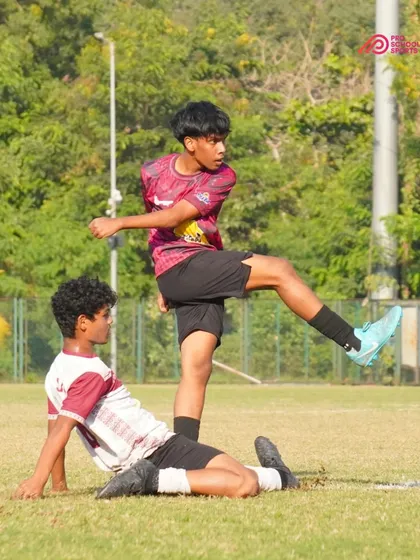 A fair but firm challenge shows the competitive nature of our matches.