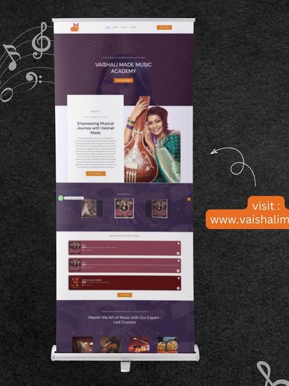 This image showcases our new website as part of the "Opening Soon" announcement, directing potential students to visit the site for more details and registration.