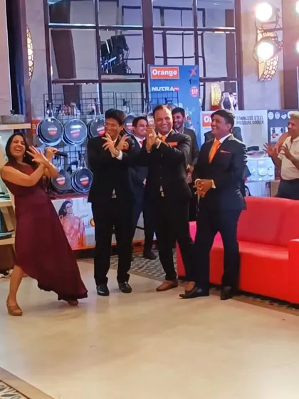 Getting the company's management team to dance at their own dealers' meet. It's all about breaking the formal barriers and creating a sense of camaraderie.