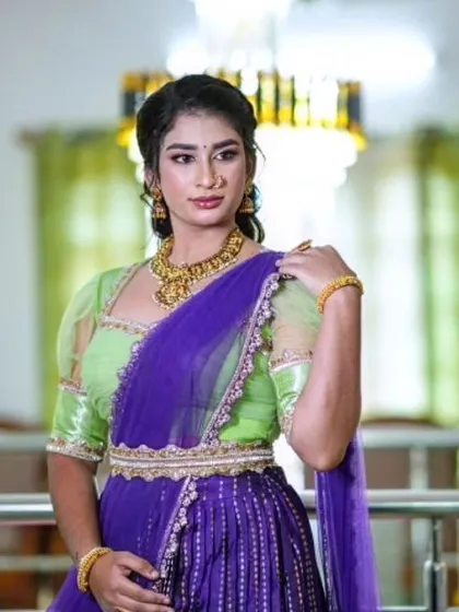 A collection of outfits perfect for any celebration. From intricate lehengas to shimmering sarees, these pieces are designed to ensure you are the best dressed guest at any event.