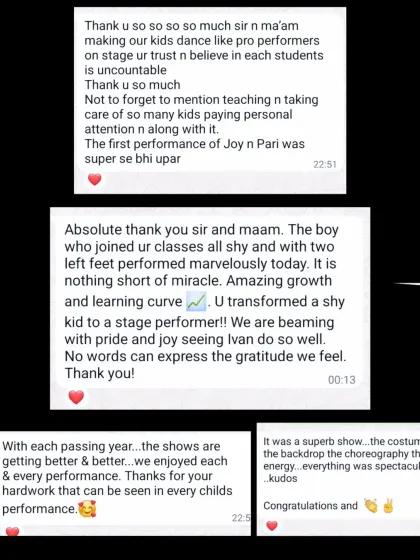 This is why we do what we do. A parent shares how our program transformed their shy child into a confident stage performer, highlighting the amazing growth and learning curve we strive for.