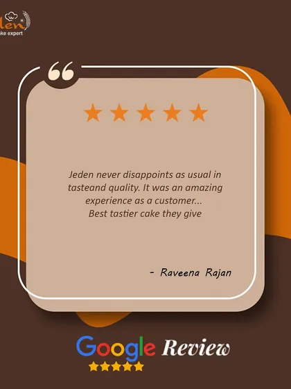 "Jeden never disappoints." This is the highest compliment we can receive. Thank you, Raveena, for appreciating our consistent taste and quality.