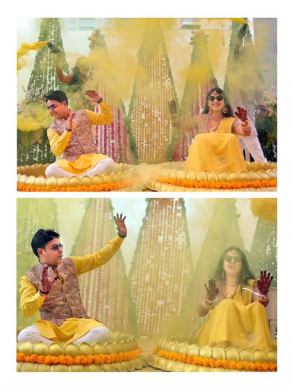 Vibrant Rituals: Haldi & Mehndi photo 26