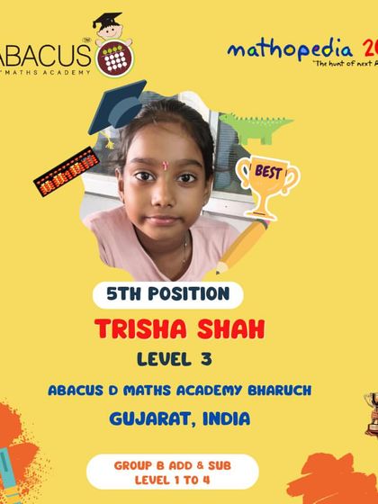 Abacus D Maths Academy - Educational Franchise & Teacher Training Mathopedia: Our Annual Competitions photo 107
