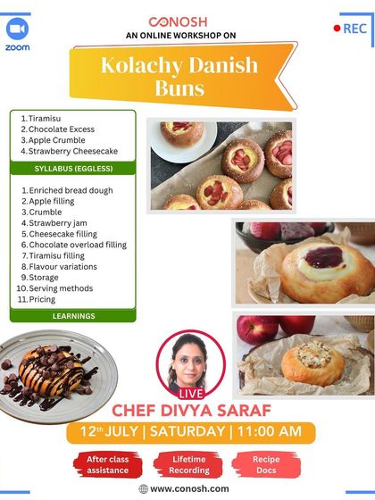 Conosh - Online Culinary Workshops Artisanal Breads, Pizza & Doughs photo 14