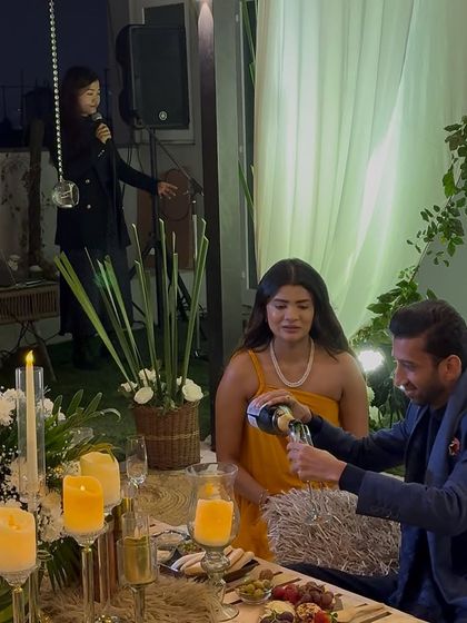 Celebrating the beginning of a new chapter. After the proposal, we can arrange an intimate celebration with champagne, a beautifully set table, and live music to continue the magic.