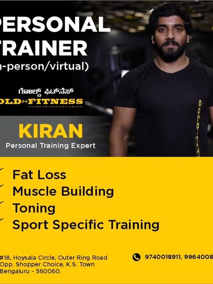 Meet Kiran, one of our professional personal trainers. He is an expert in creating programs for fat loss, muscle building, toning, and sport-specific training.