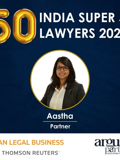 One of our partners was recognized as one of the 'ALB India Super 50 Lawyers 2023' based on outstanding client service and recommendations.