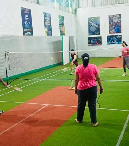 Doubles action in full swing! Doesn't matter if you're a pro or just here for fun, the energy of a doubles match is unbeatable.