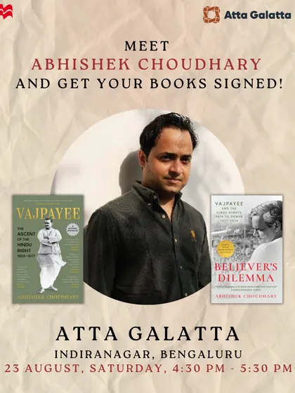 An informal meet-and-greet with author Abhishek Choudhary. We provide opportunities for readers to chat with authors and get their books signed in a relaxed setting.