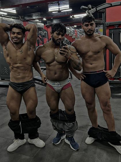 Another group posing shot. We practice our poses together to build confidence and camaraderie.