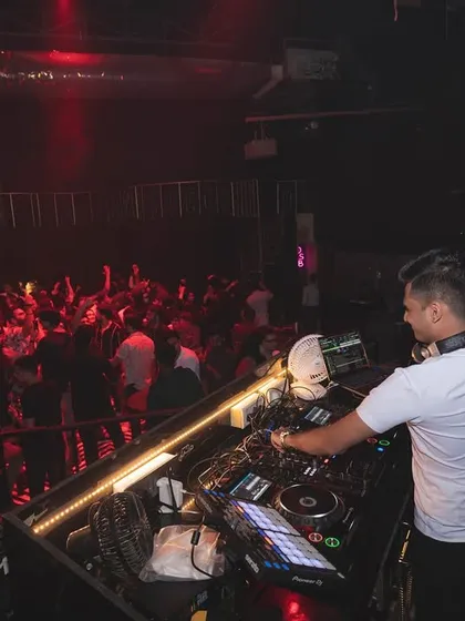 My view of the Pune crowd from the Elrow stage. What a night.