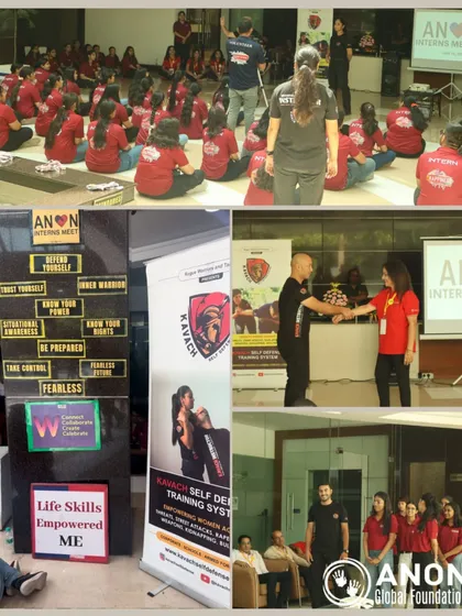 A look at our branding and the interactive sessions during the ANON Global Foundation workshop.