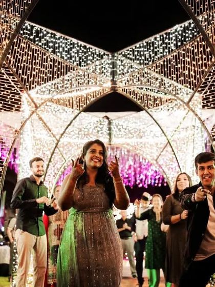 The groom's reaction to the bride's surprise performance is priceless. These are the moments that make all the practice worth it.