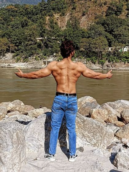 Jai Bhole. Finding peace and strength in nature in Rishikesh. Fitness is not just about the gym, it's a way of life.