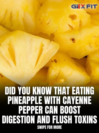 Pineapple contains bromelain, an enzyme that aids digestion, while cayenne pepper stimulates circulation. Together, they can help your body process food and flush toxins.