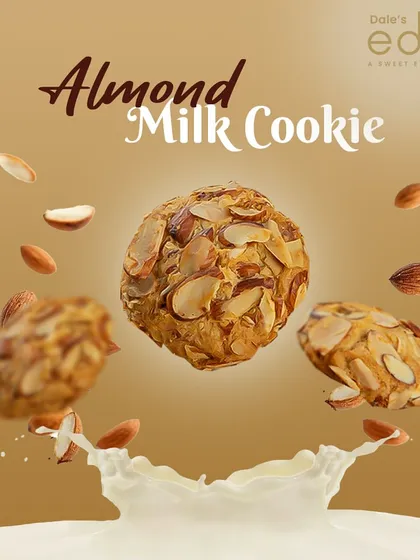 Crunch meets creamy almond goodness. Our Almond Milk Cookies are perfectly baked for every craving.