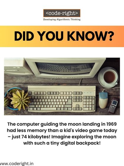 Did you know the computer that guided the Apollo moon landing had less memory than a kid's video game today? It shows that powerful outcomes are the result of brilliant thinking, not just powerful hardware.