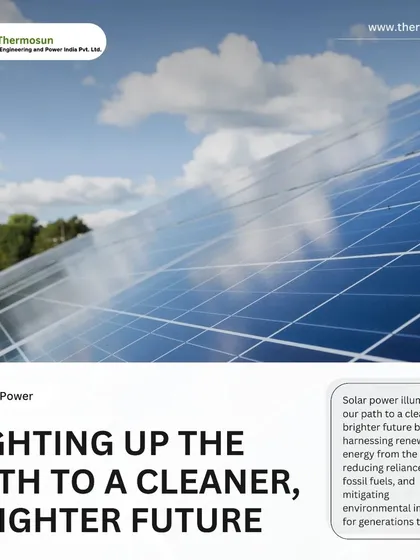 Solar power is lighting the path to a cleaner, brighter future by reducing our reliance on fossil fuels and mitigating environmental impact.