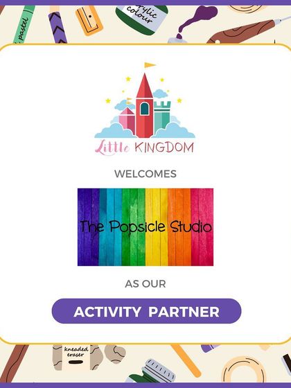Welcoming The Popsicle Studio as our Activity Partner, known for their fun and colorful craft workshops.