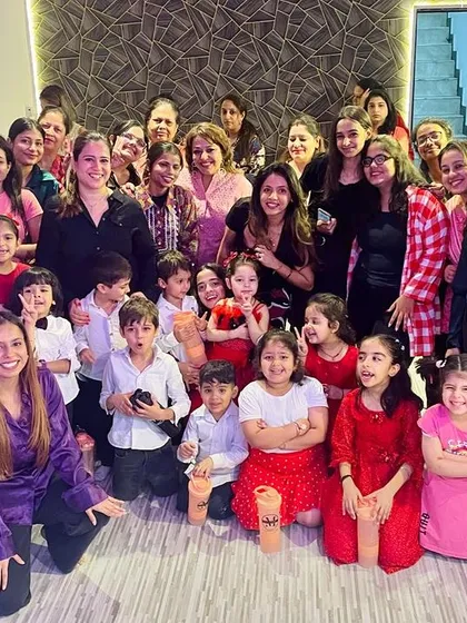 We are one big happy family! This group photo was taken during our studio's anniversary celebration. It's amazing to see how much our community has grown.