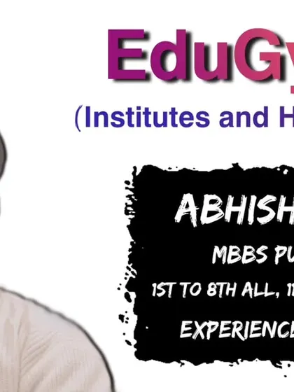 Meet one of our expert tutors, Abhishek Sir. He is pursuing his MBBS and has over four years of experience teaching Biology for classes 11th and 12th, along with all subjects for younger students. We ensure all our tutors are verified and highly qualified.
