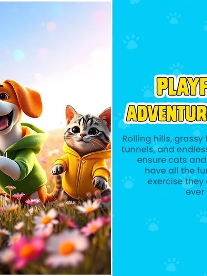 Playful adventures await at our resort. With rolling hills, grassy fields, tunnels, and endless toys, we ensure pets have all the fun and exercise they need.