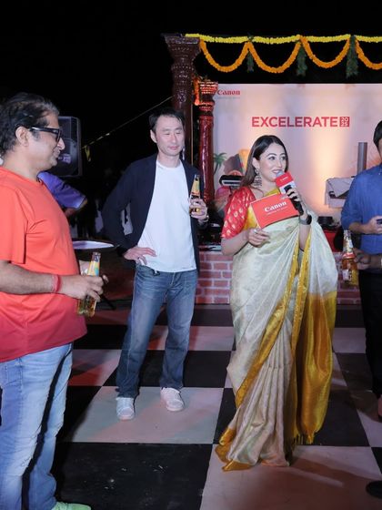 Hosting a multi-day event for Canon India in Kovalam, Kerala. I seamlessly adapt my style to fit the theme, whether it's a formal conference or a relaxed evening party.