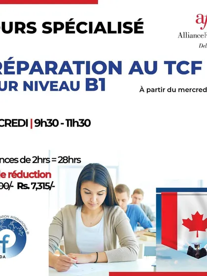 We offer specialized classes to prepare for the TCF exam for Canada. This course is targeted at the B1 level to help you fulfill your dream of moving to Canada.