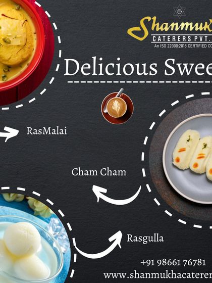 Shanmukha Caterers - Pure Vegetarian Event Catering Handcrafted Sweets & Desserts photo 5