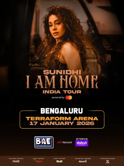 Another version of the Bengaluru show poster with a full list of partners.
